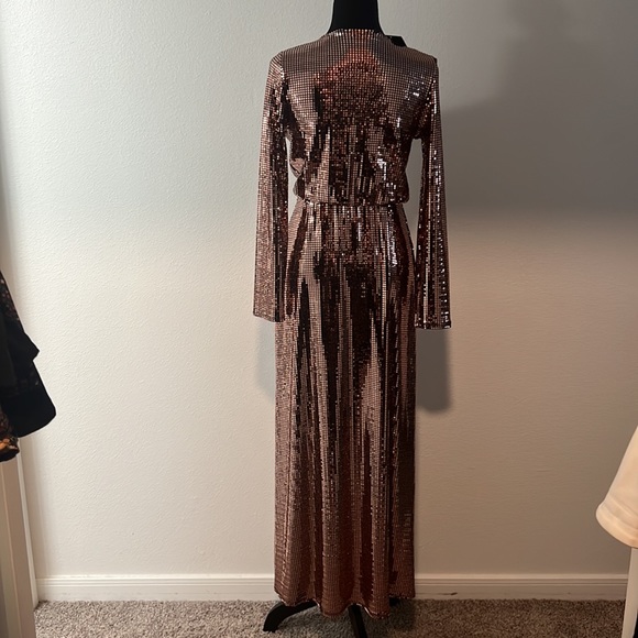 Disco Queen Metallic Dress - Picture 3 of 3